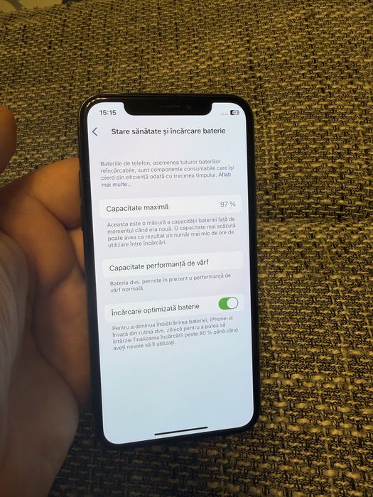 iPhone X 64GB Space Gray 97% baterie impecabil