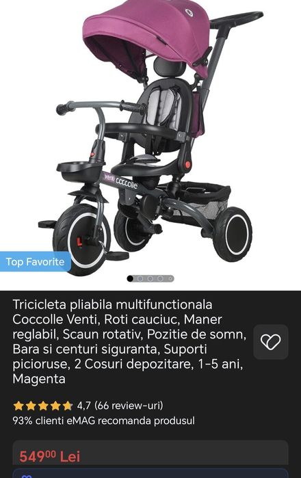 Tricicleta Coccolle