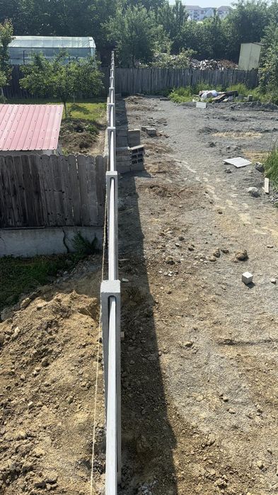 Vand gard de beton armat și boltari la preț de producător
