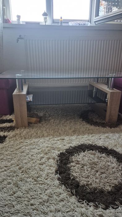Măsuță măsuță de sticlă pentru living