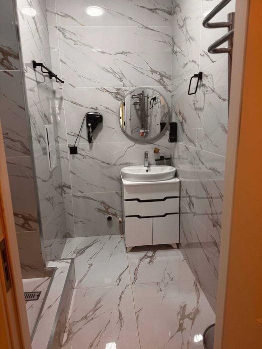 3-комнатная в ЖК Zarafshan, 74 м², новый ремонт, метро Гафур Гулом(М)