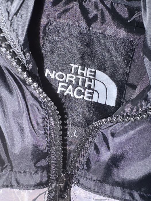 Geacă L The North Face negru neagră gri alb albă