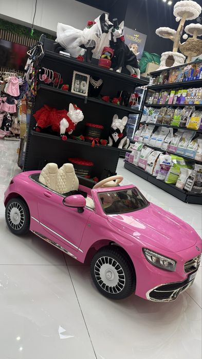 Mercedes Maybach S650 Cabriolet 12V, Licență Oficială Mercedes Maybach, Ediție Specială, Roz, 950 lei