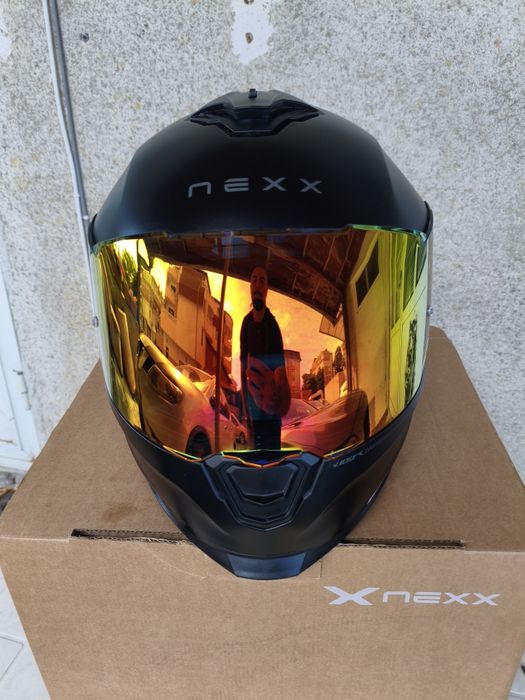 Каска NEXX Y100R Subsonic black red matt