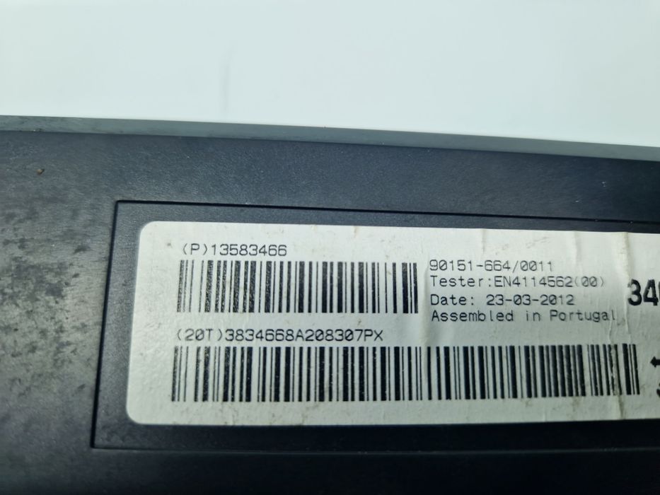 Modul control clima Opel Astra J [Fabr 2009-2015] 13583466