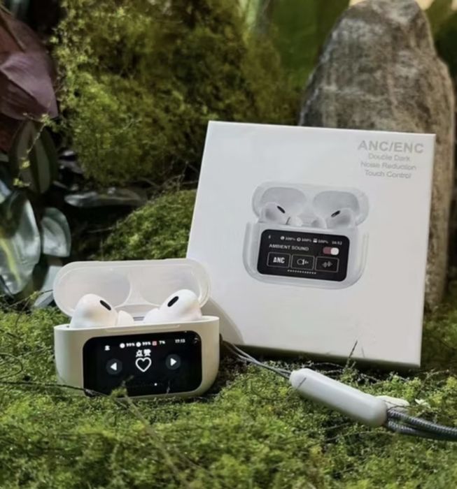 Беспроводные наушники "Air Pro 2", ANC+ENC, с сенсорным дисплеем и акт