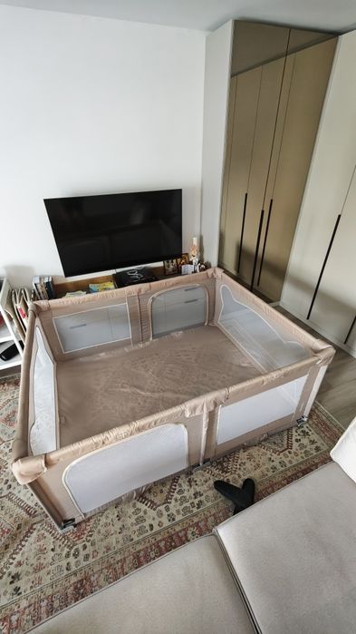 Tarc joaca pliabil Lionelo Florence Easy Fold 150×180 cm – stare perfectă