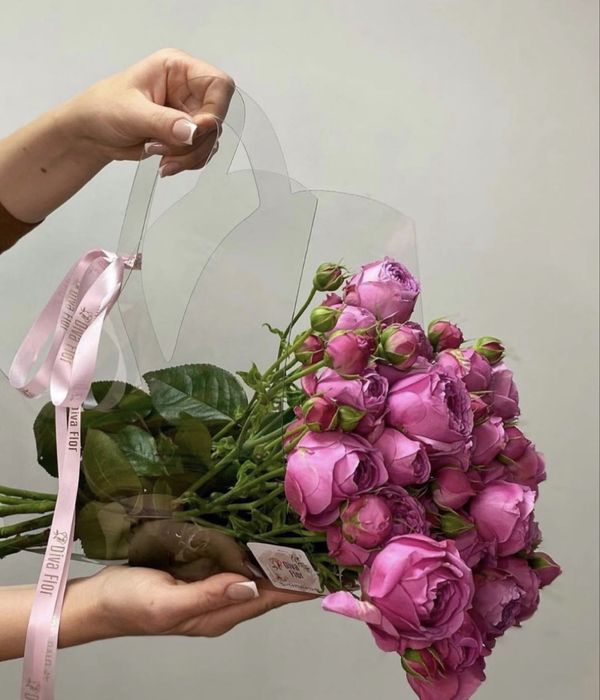 Сумочка пластиковая для цветов