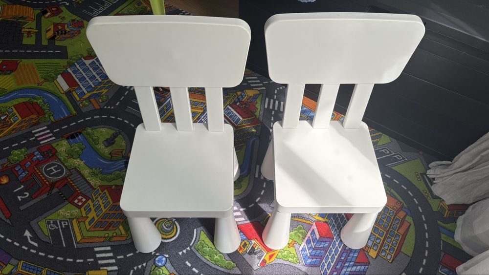 Scaun scaune Ikea copii albe