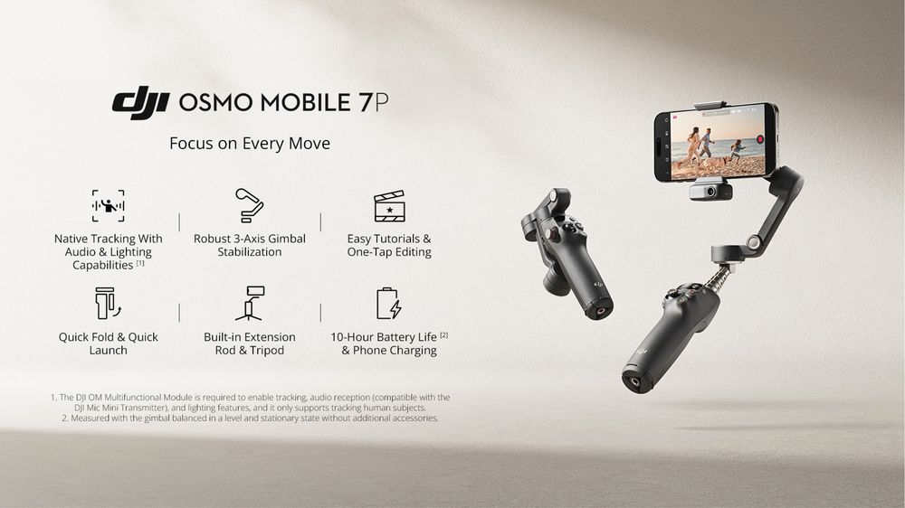 Dji Osmo 7 p Stabikizatori