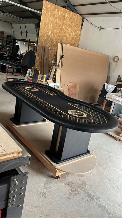 Masa Poker 10 persoane Casino intrare dealer CustomTables.eu stoc