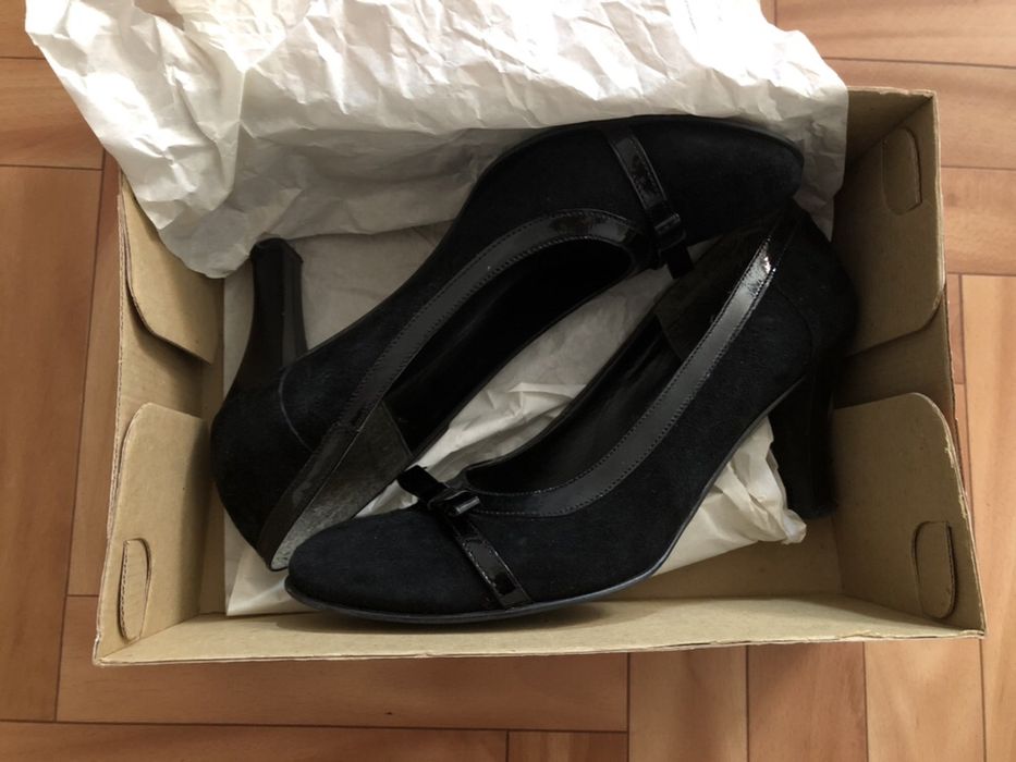 Pantofi dama, piele naturala intoarsa