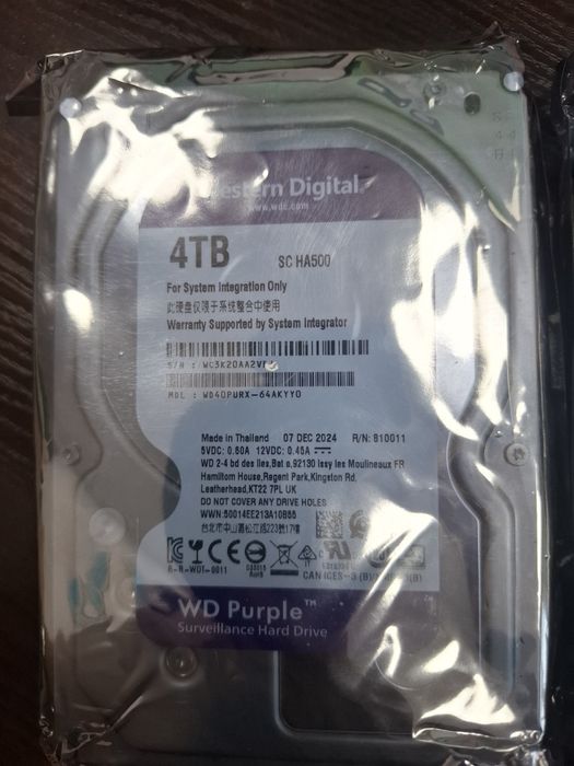Жесткий диск  Western Digital  4000Gb — 4 TB,  SC HA500