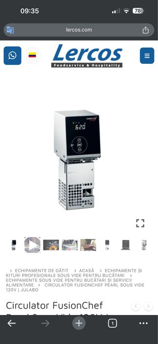 sous vide fushion chef by julabo