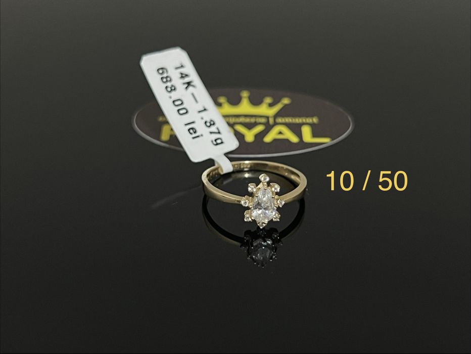 Bijuteria Royal CB : Inel dama aur 14K 1,37 grame