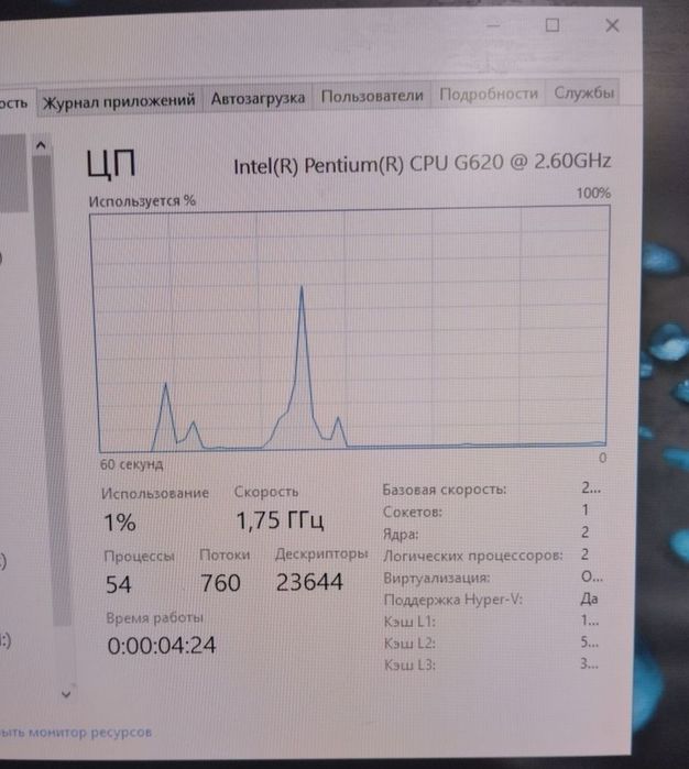 Компьютер hp в хорошем состоянии