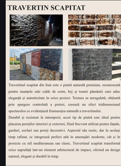 Piatra naturala Thassos Travertin scapitat Piatra poligonala pentru curte si gradina