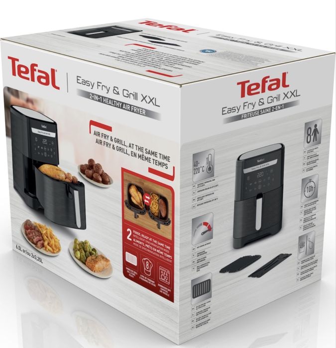 Friteuza cu aer cald Tefal EasyFry & Grill XXL air fryer