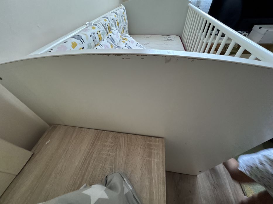 Детско легло кошара IKEA с матрак Pierre Cardin Elioform