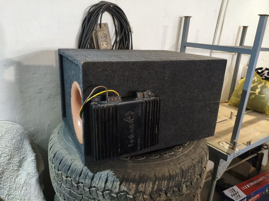 Сабвуфер мачете с усилителем булава 1800 ват