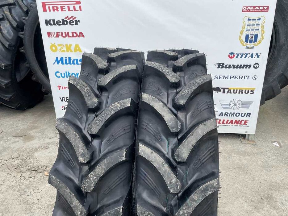 280/85R24 marca OZKA anvelope radiale noi pentru tractor fata