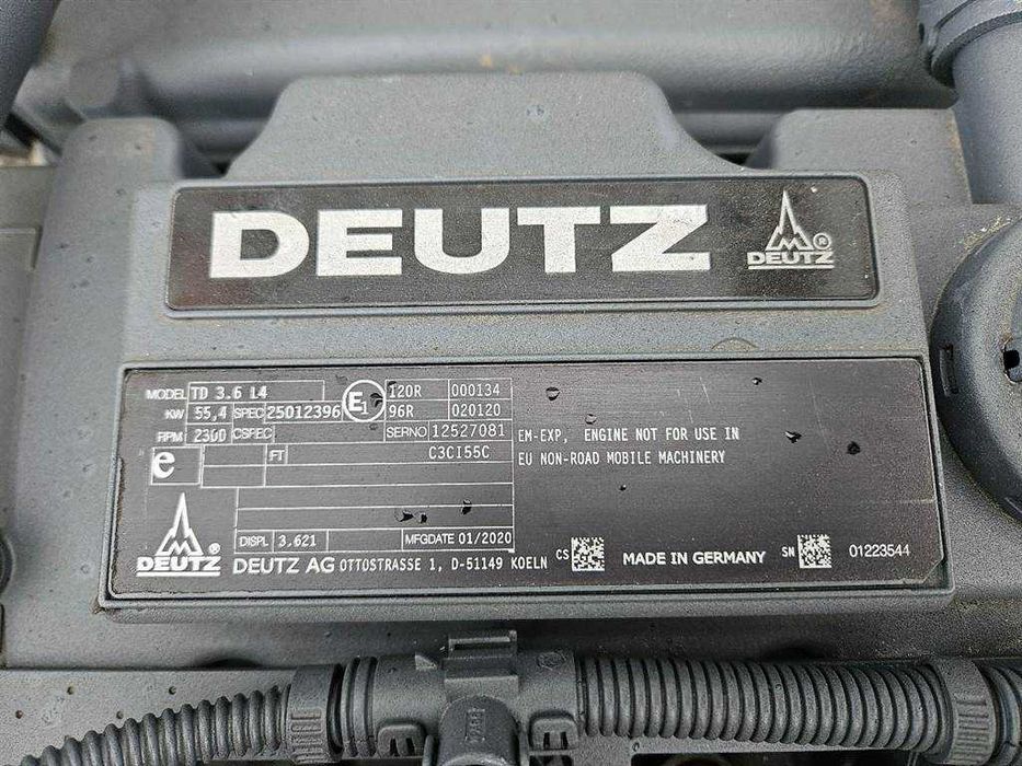 Motor complet Deutz TD3.6L4 - Piese de motor Deutz