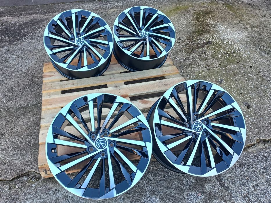 18"5×112 Skoda Seat Vw 8ж ет40 Чисто Нови Golf Passat Tiguan Touran Octavia Superb Leon Ateca
