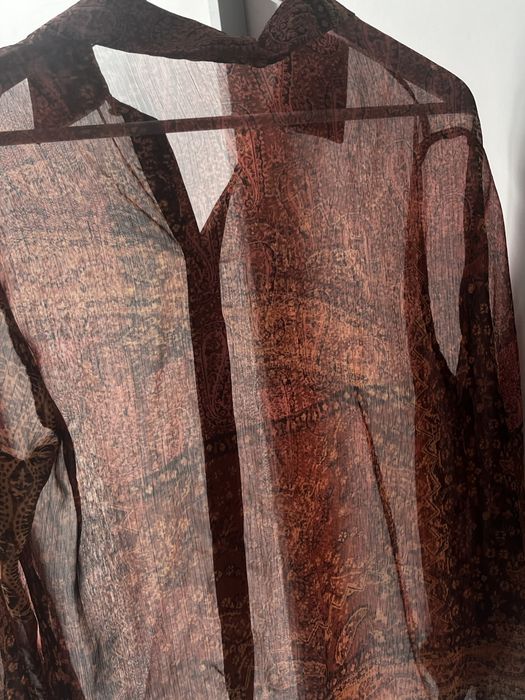 Риза с дълъг ръкав Zara