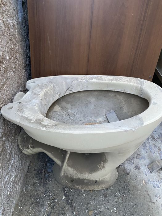 туалет во время стройки для строителей