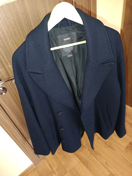 Palton bărbați bleumarin PULL&BEAR nou nefolosit