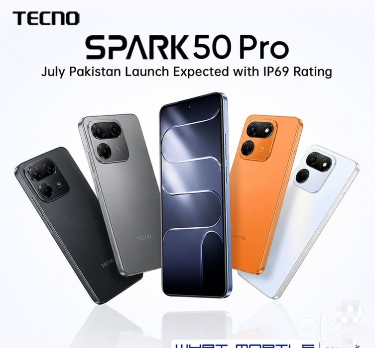 Bepul dostavka Tecno Spark 50 pro