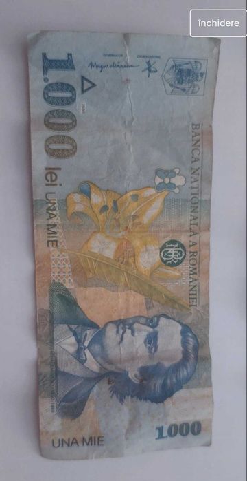Bacnote 1000lei bine intretinute