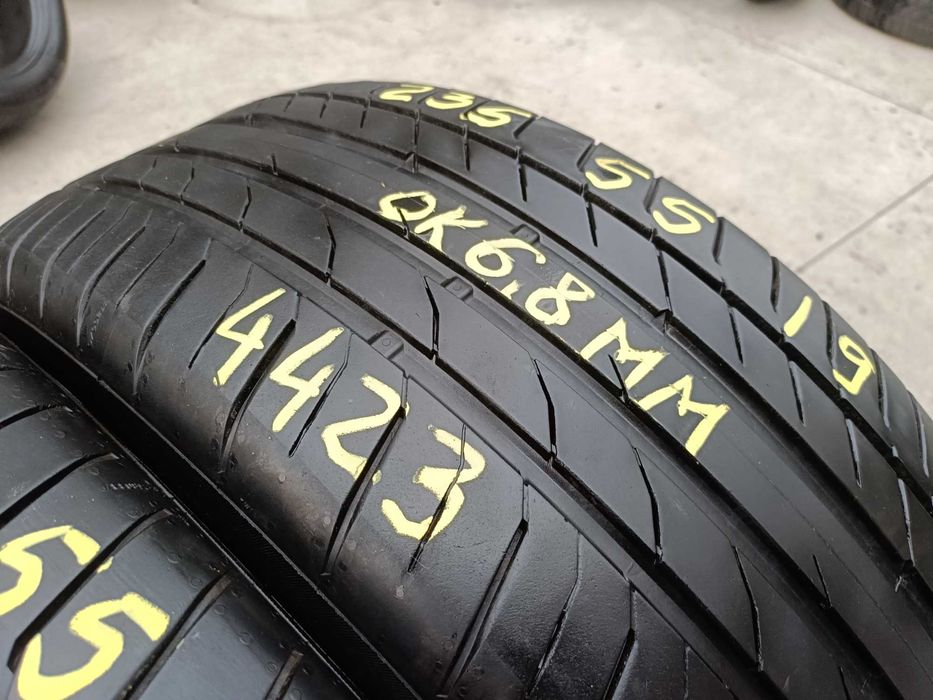Doua anvelope vara 235 55 19 continental sportcontact 5 profil 6,8 mm dot 4423