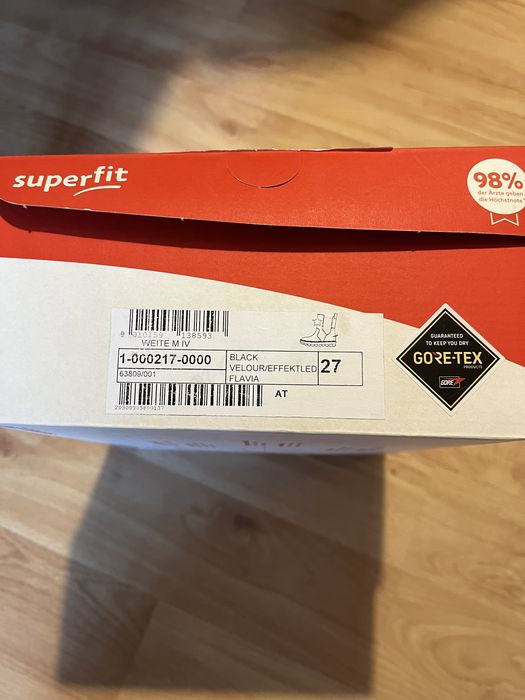 Детски боти за момиче Superfit,естествена кожа без забележки 28 номер.