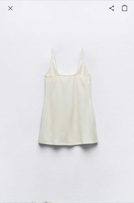 Rochie lejera cu cristale Zara