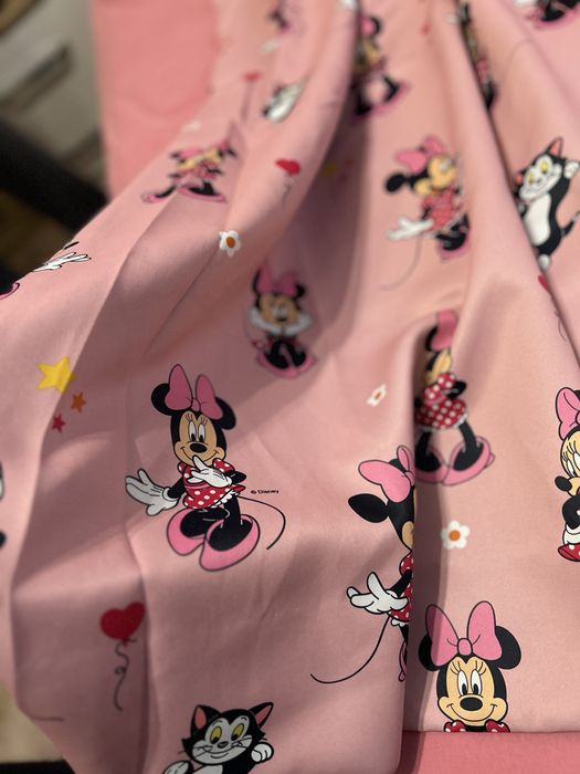 Детски плътни пердета Мини Маус