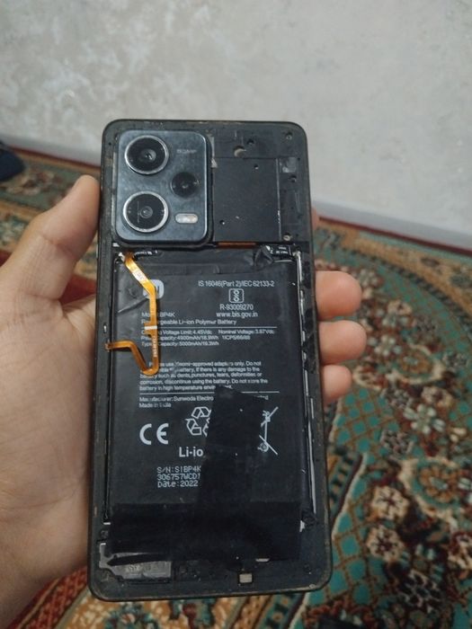 Redmi Note 12 Pro 5G plata sotiladi (256 GB / 12 RAM) zapchast
​Narxi