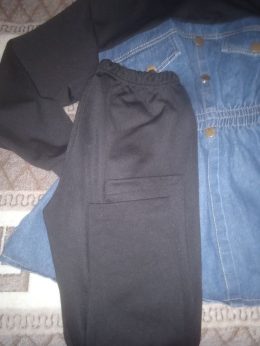 Джинсовый костюм для девочки