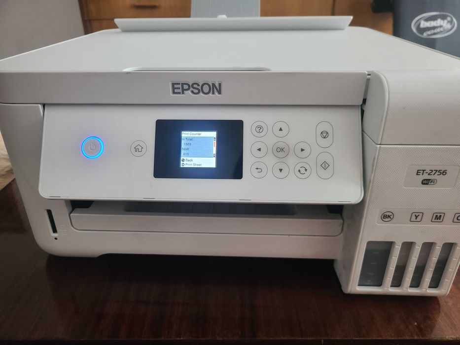 С 2 години гаранция НОВ принтер и за сублимация, фотопринтер, 3 в 1 Epson Ecotank ET2756
