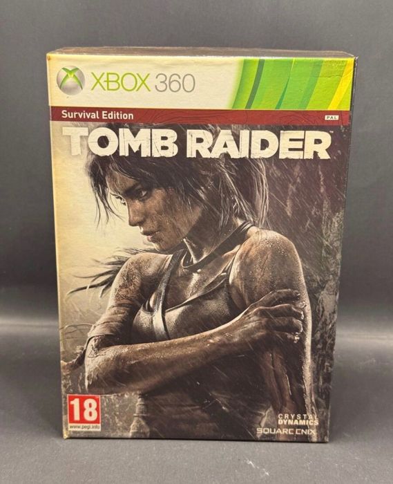 Tomb Raider xbox 360 survival edition box set