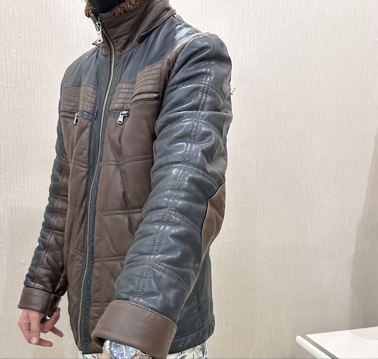 Мъжко  яке от естественна кожа