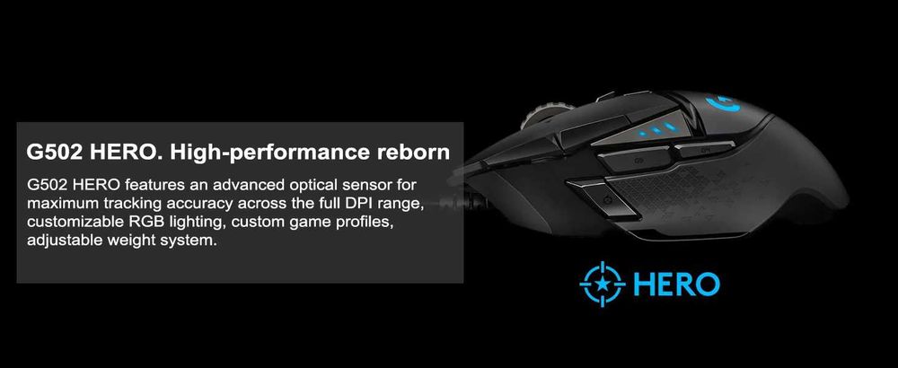 продаю игровую мышь Logitech g502 hero