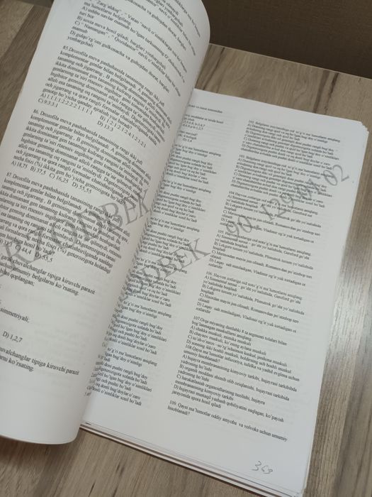 Biologiyadan 10000 tali test