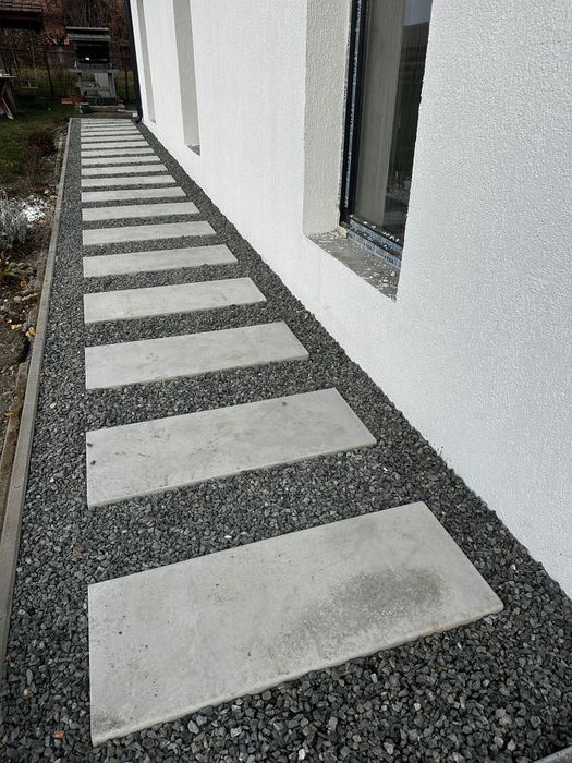 Dale beton-pași japonezi-trepte beton-pavaj modern