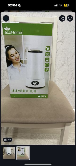 Продается новый увлажнитель воздуха