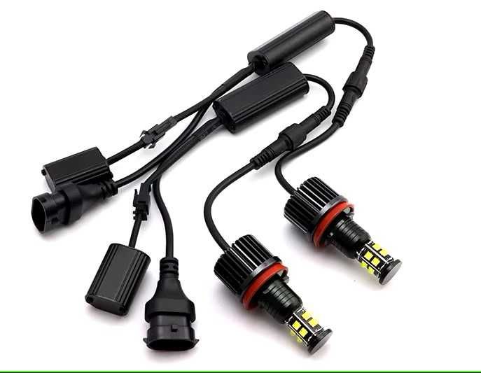 Becuri LED H8 bec Angel Eyes BMW seria 5 X5 X6 E81 E87 E90 E93 E60