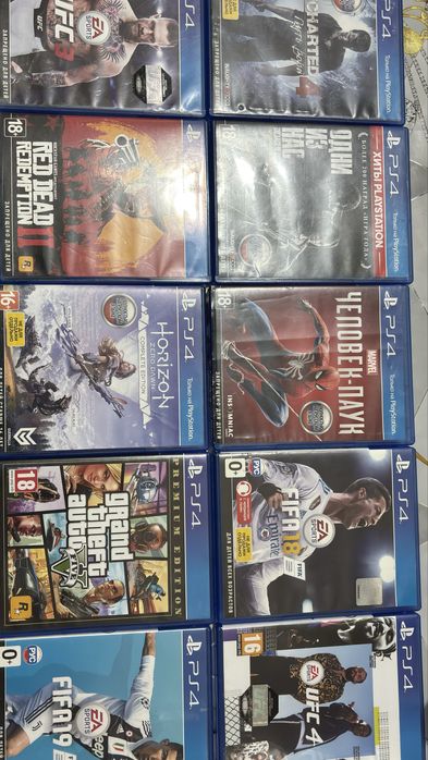 Диски на плейстейшн 4-5