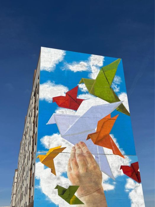 Мурал (Граффити) роспись на стен весь Казахстан