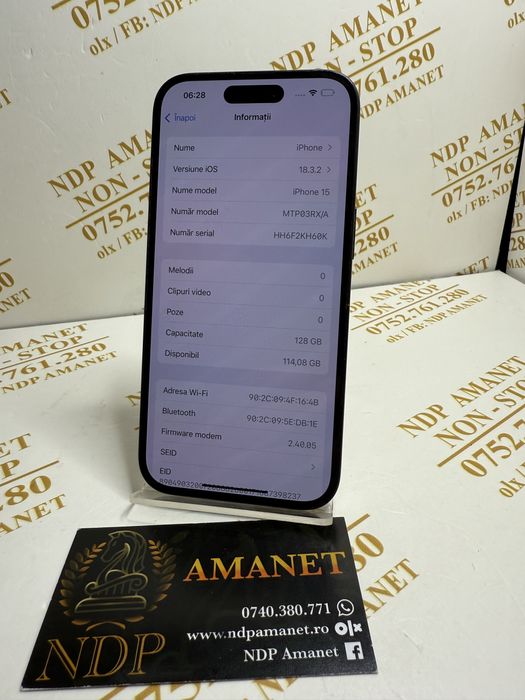 NDP Amanet Braila Iphone 15 (51165)