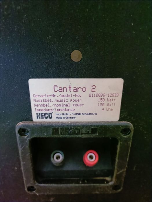 Boxe germane  Heco Cantaro 2